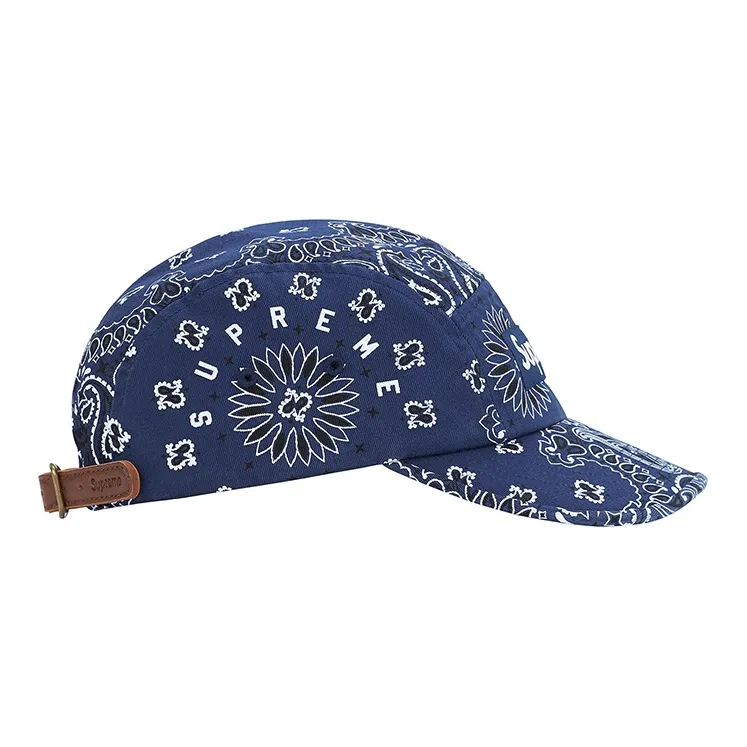 Supreme Bandana Camp Cap-7