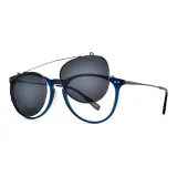 Blue Frame with Black Gray Lens