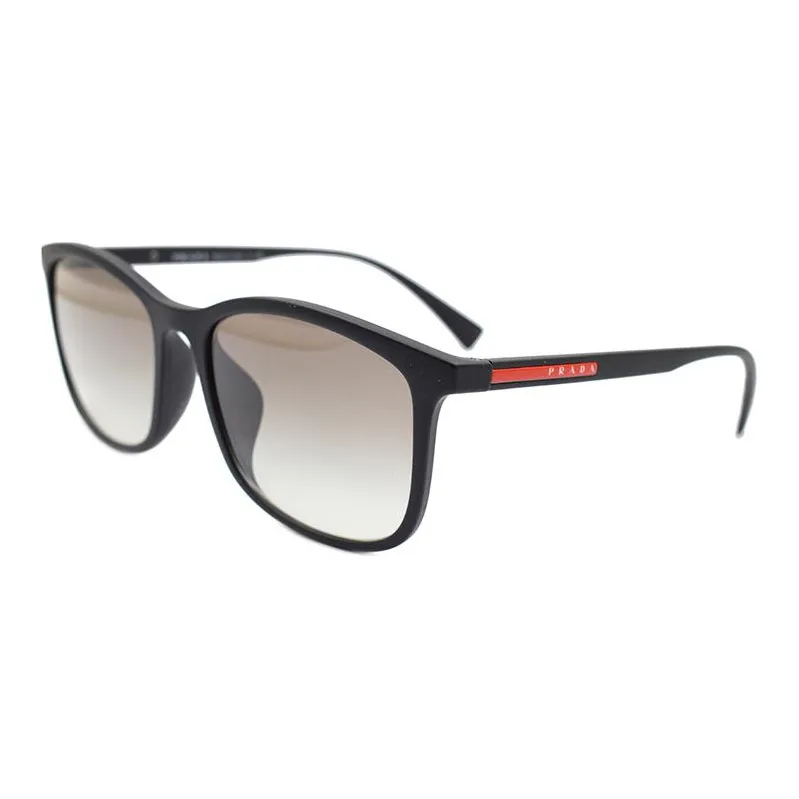 PRADA Rectangular Sunglasses Men's Black/Gray Gradient-1