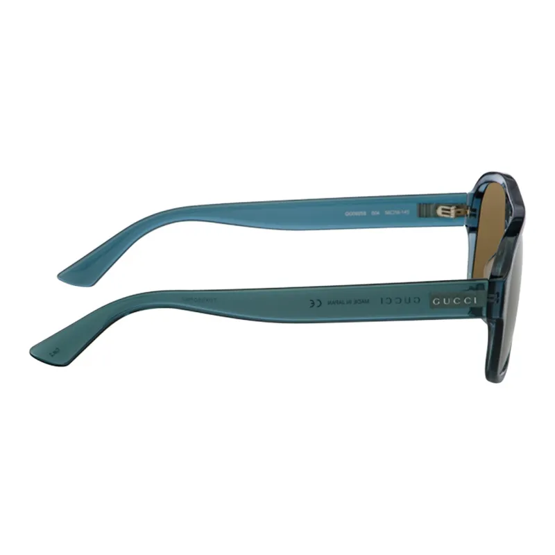 GUCCI Acetate Oval Sunglasses Men's Blue-2