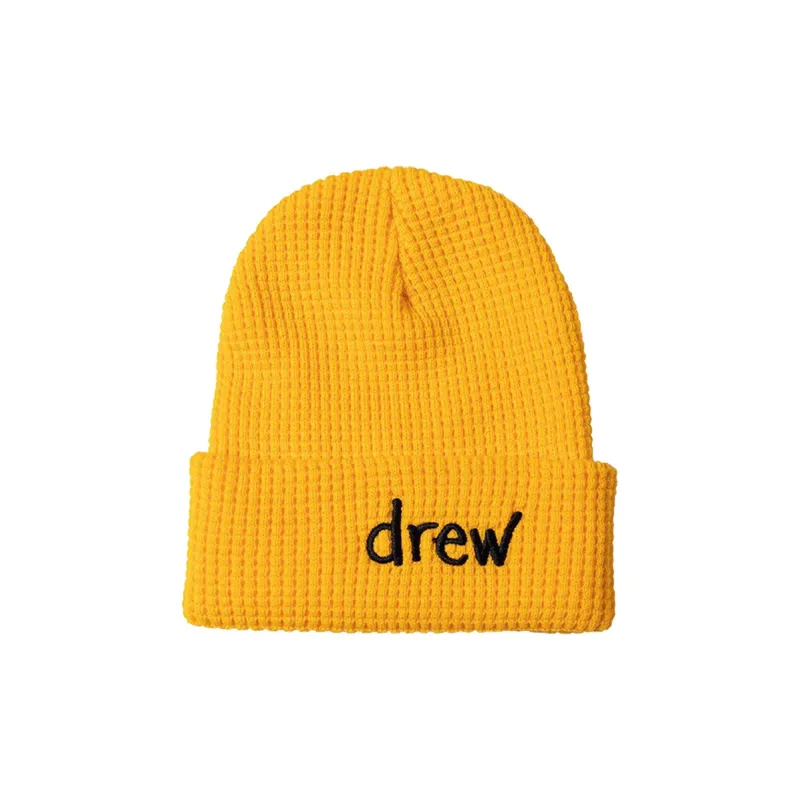 Drew House Beanies Unisex Yellow-0