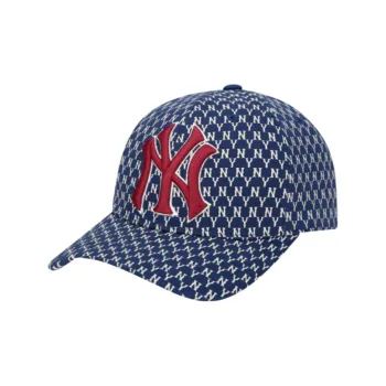 MLB Cotton Baseball Caps Unisex Navy Blue