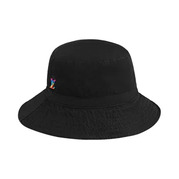 LOUIS VUITTON LOUIS VUITTON 2054 Polyamide Bucket Hat Unisex Black