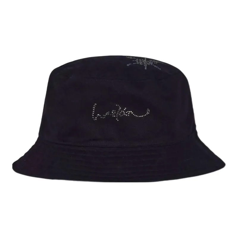 WE11DONE Rhinestone-embellished Bucket Hat-0