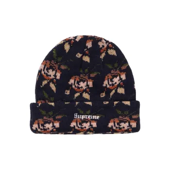 Supreme Rose Jacquard Beanie