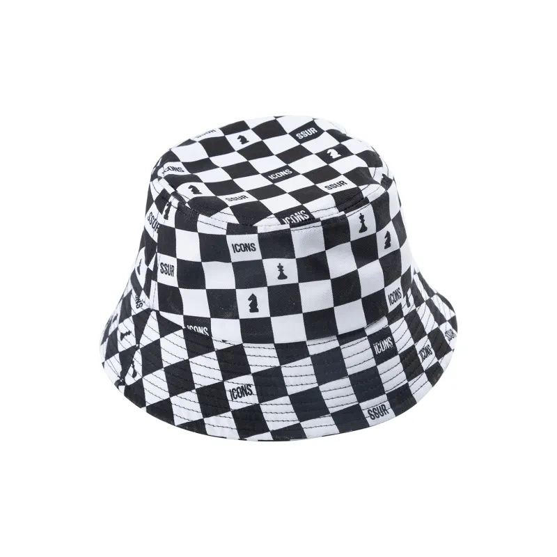ICONS Lab Checkerboard Bucket Hats Unisex-1