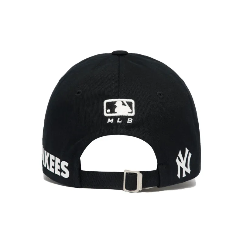 MLB Cotton Baseball Caps Unisex Black-3