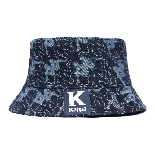 Kappa Bucket Hats Unisex Teal Shark Blue