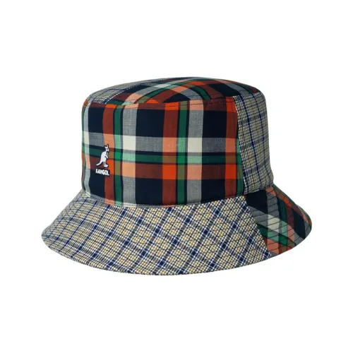 KANGOL Bucket Hats Unisex Red And Green Plaid