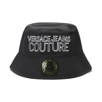 VERSACE JEANS COUTURE Bucket Hats Men Black White