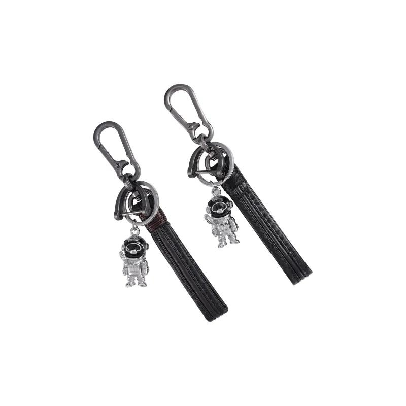ENFANTIN Keychains Men Black+Umber, 2 Pack-0