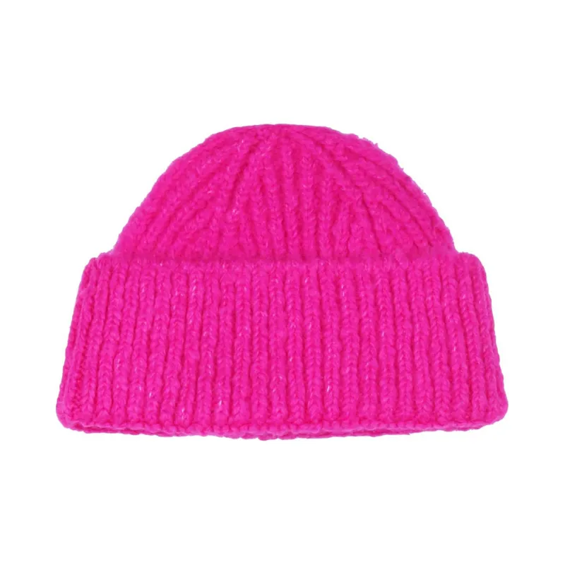 WE11DONE Metal Logo Short Beanie-1