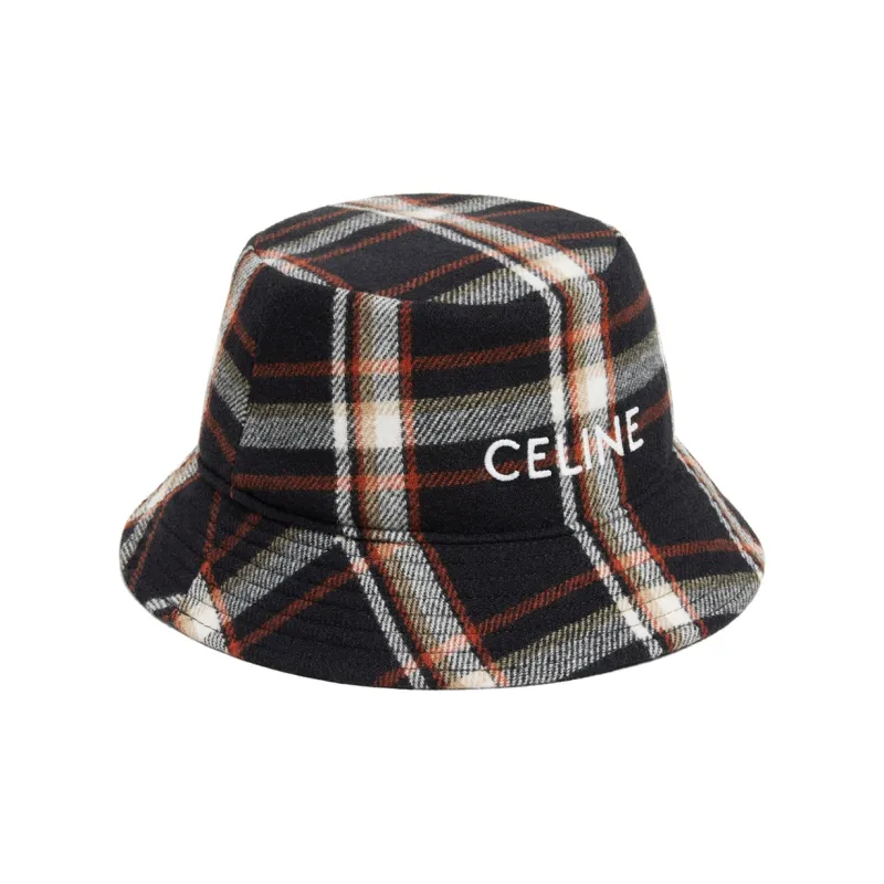 CELINE Bucket Hats Unisex Brown-1