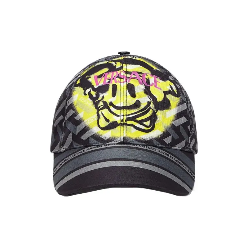 VERSACE Medusa Smile Logo Cap-0
