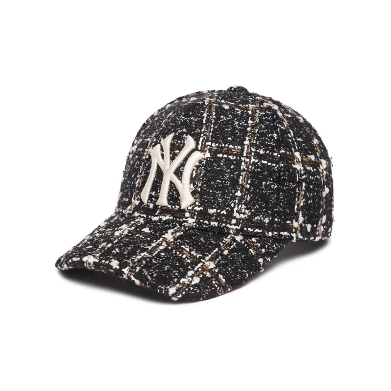 MLB Cotton Baseball Caps Women's Black-1