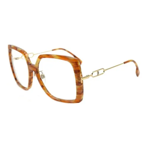 Burberry Monogram Sunglasses Women's Yellow Tortoiseshell