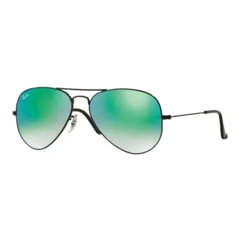 RayBan Metal Aviator Sunglasses Unisex Black