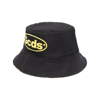 GCDS Bucket Hats Men Black