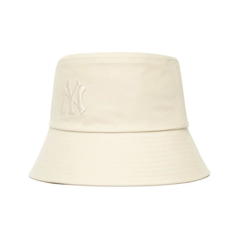 MLB Cotton Bucket Hats Unisex Beige-3