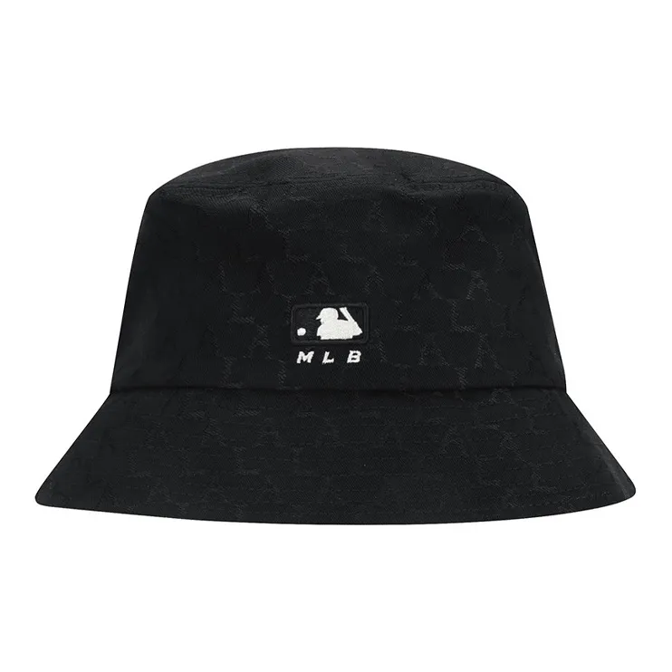 MLB Cotton Bucket Hats Unisex Black-3
