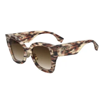 FENDI Sunglasses Unisex Brown