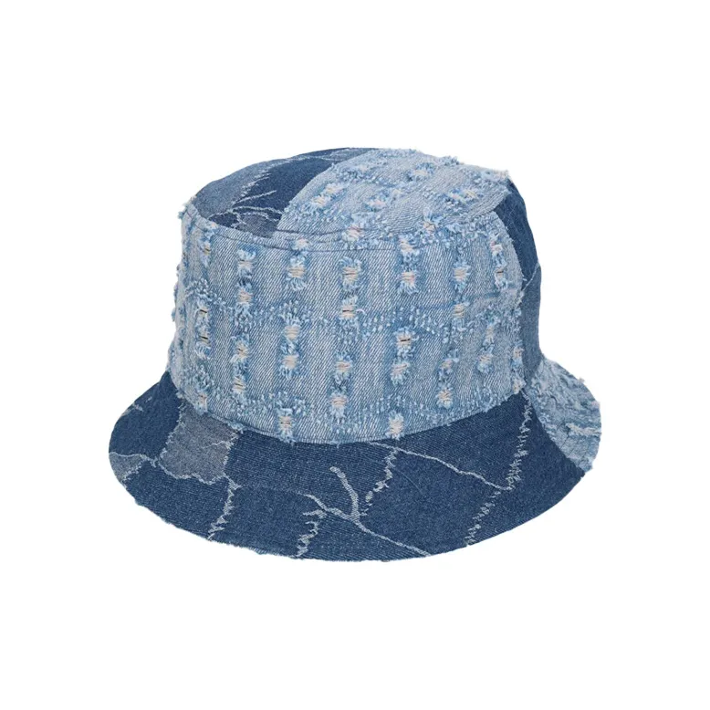 KANGOL Denim Mashup Bucket Cap-3