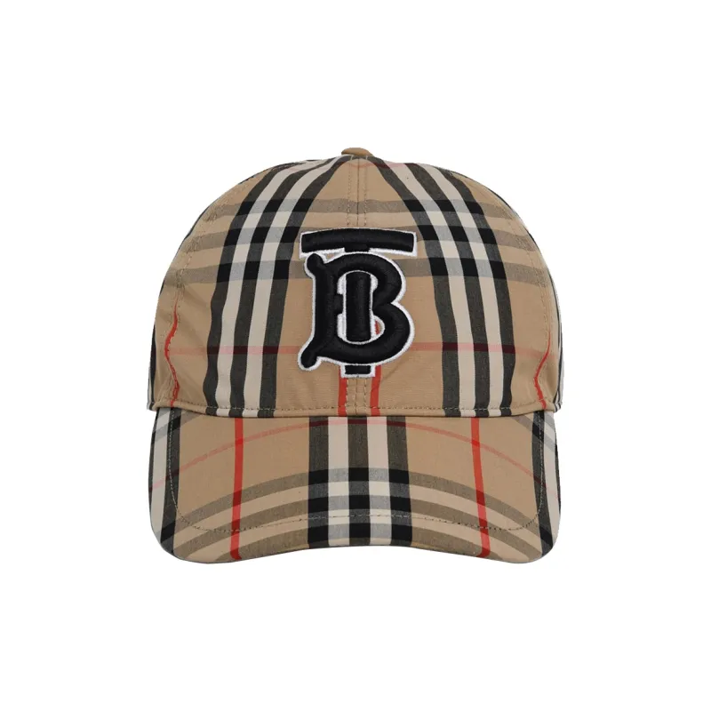 Burberry Tb Logo Check Cap-0