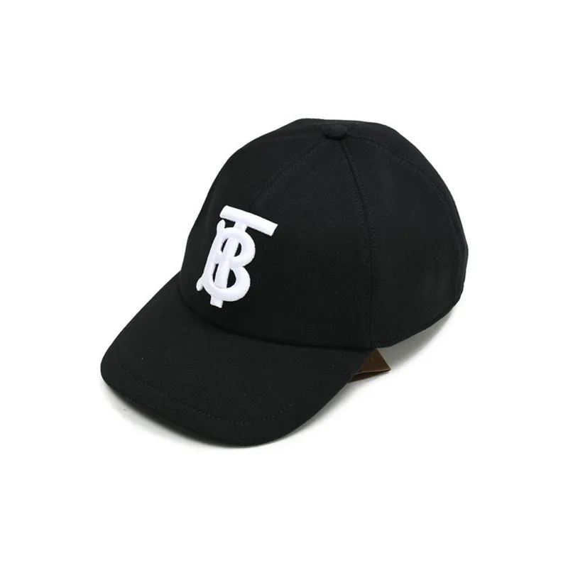 Burberry Cotton Baseball Cap Unisex Black-0