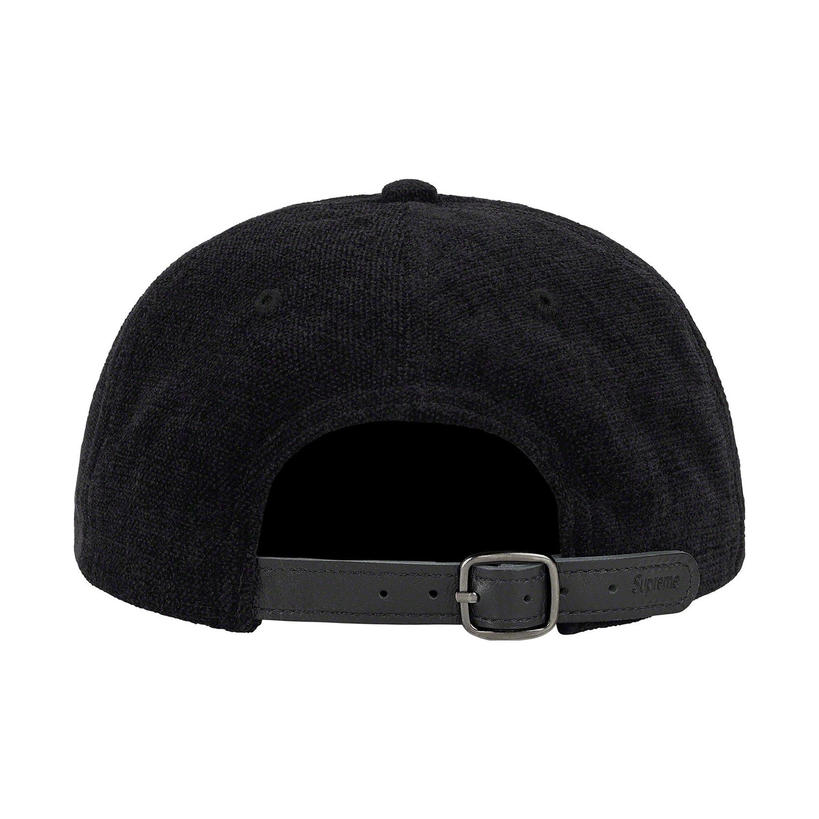 帽子 Supreme Chenille S Logo 6Panel Cap Black SS19 Supreme Chenille Logo 6-panel hat black cap New With