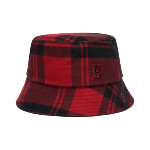MLB Cotton Bucket Hats Unisex Red