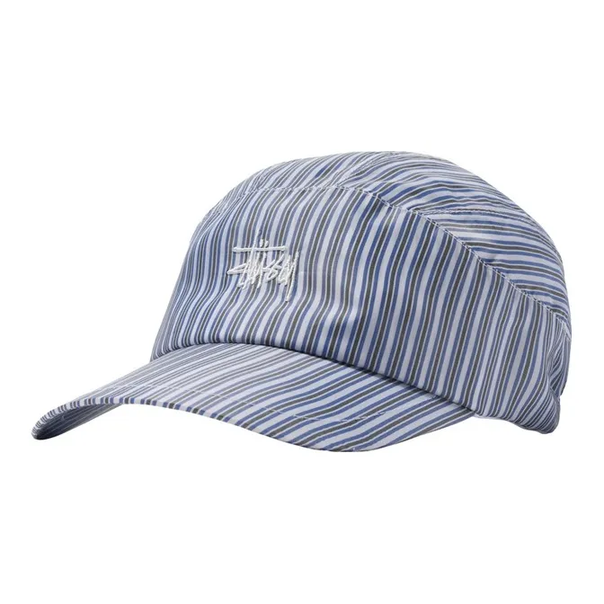 Stussy Shirting Stripe Runner Cap-4