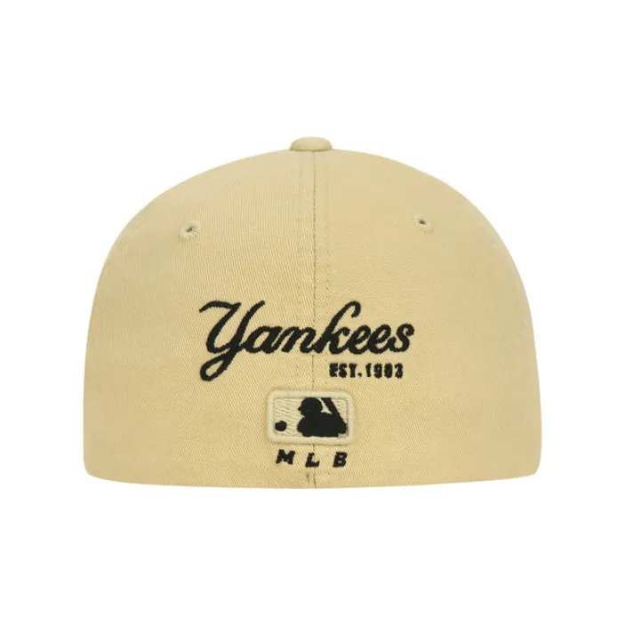 MLB Cotton Baseball Caps Unisex Ecru-4