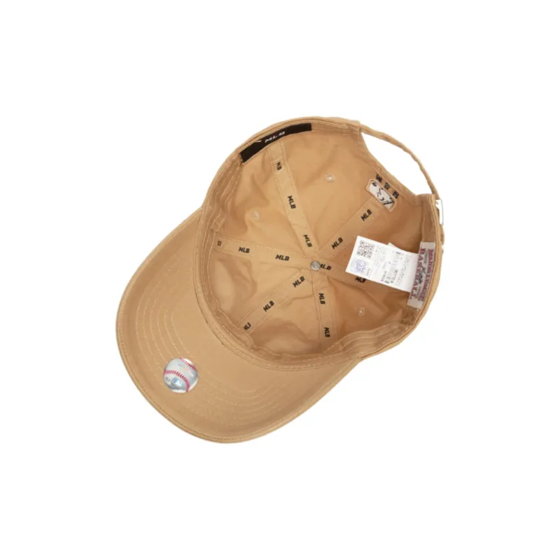 MLB Cotton Baseball Caps Men's Khaki-2