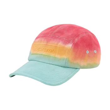 Supreme Embossed Denim Camp Cap