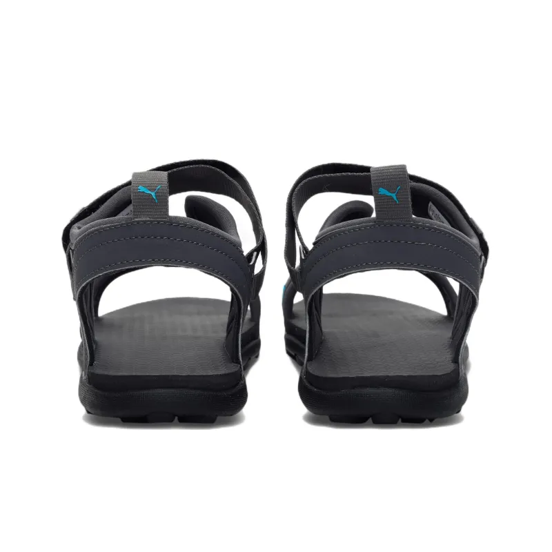 PUMA Roque II Ind Beach Sandals Men Gray/Blue-3