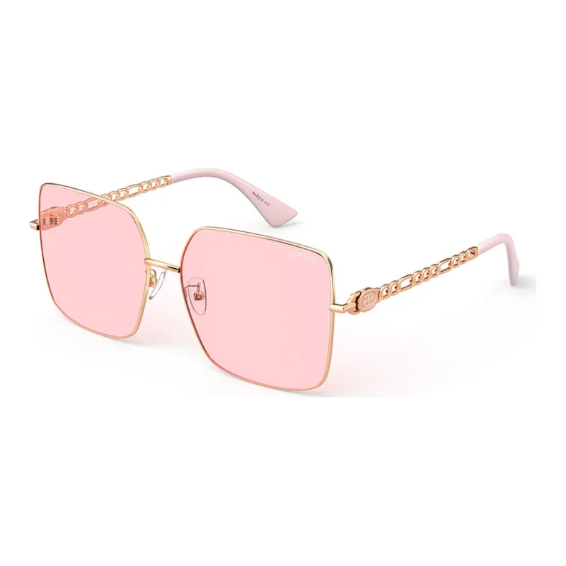 PARZIN Square Sunglasses Women's Fashion Logo Refined Correcting Sunglasses For Women's-15