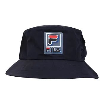 FILA Bucket Hats Unisex Dark Blue/Royal Blue/White