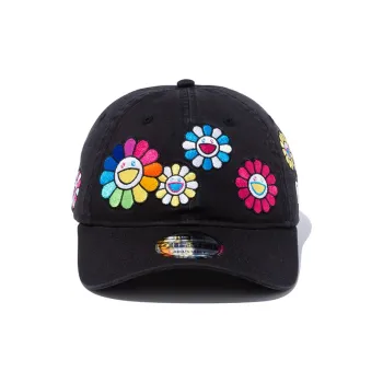 New Era Baseball Caps Unisex Black - Lightning Deal
