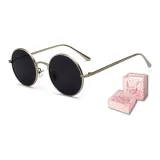 Silver Frame with Dark Gray Lens (Comes with 520 Valentine's Day Gift Box)