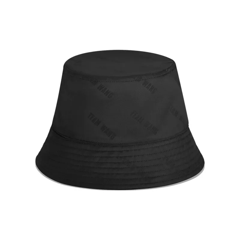 TEAM WANG Bucket Hats Unisex Black-1