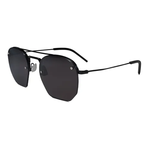 DIOR Metal Aviator Sunglasses Unisex Silver
