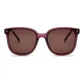 C3: Classical Style Burgundy Frame+Elegant Tea Brown Lens