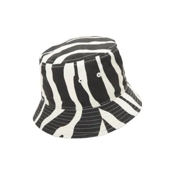 Converse Cotton Bucket Hats Unisex Black White