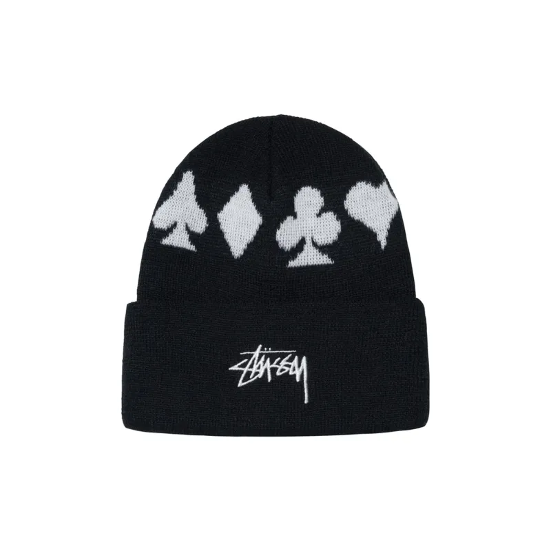 Stussy Full Suit Jacquard Cuff Beanie-0
