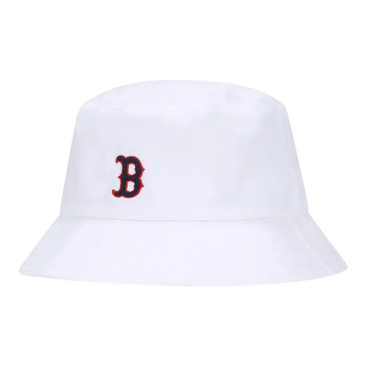 MLB Boston Red Sox Polyester Bucket Hats Unisex Black/Beige/White-13