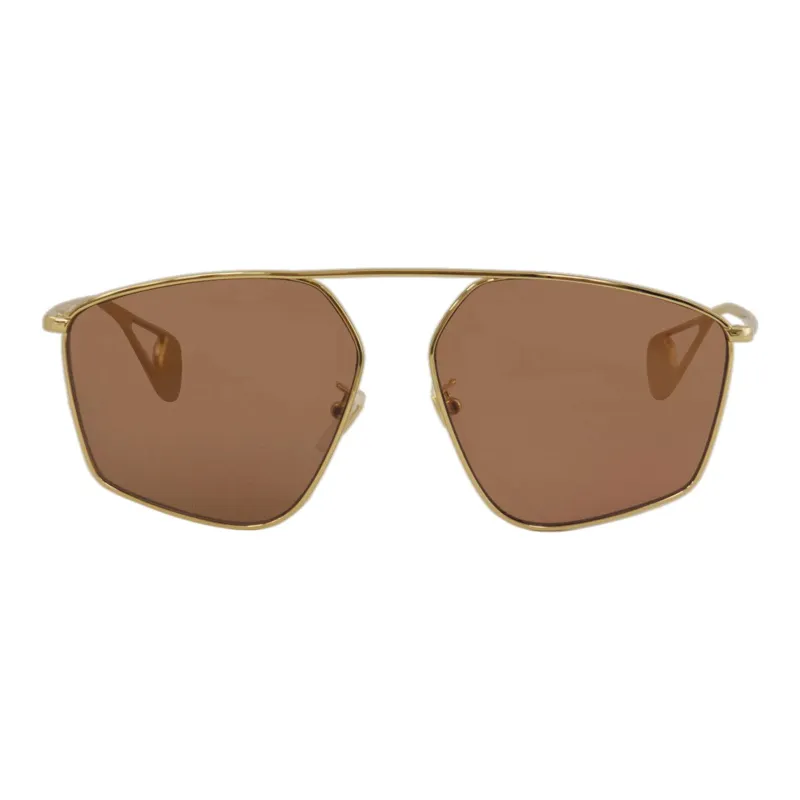 GUCCI Sunglasses Unisex Gold-1