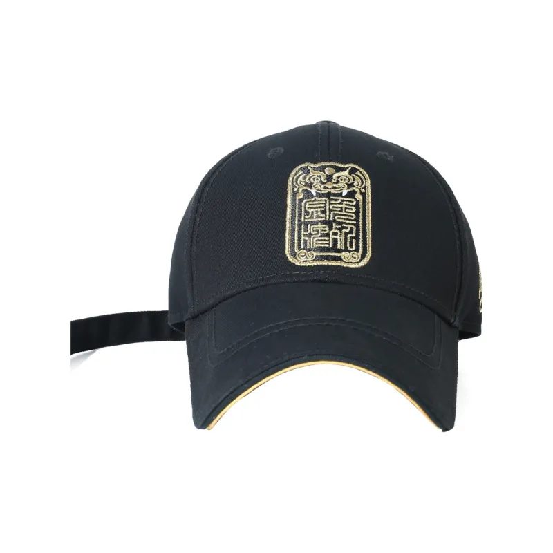 CACUSS Junior Cotton Baseball Caps Unisex Black-1