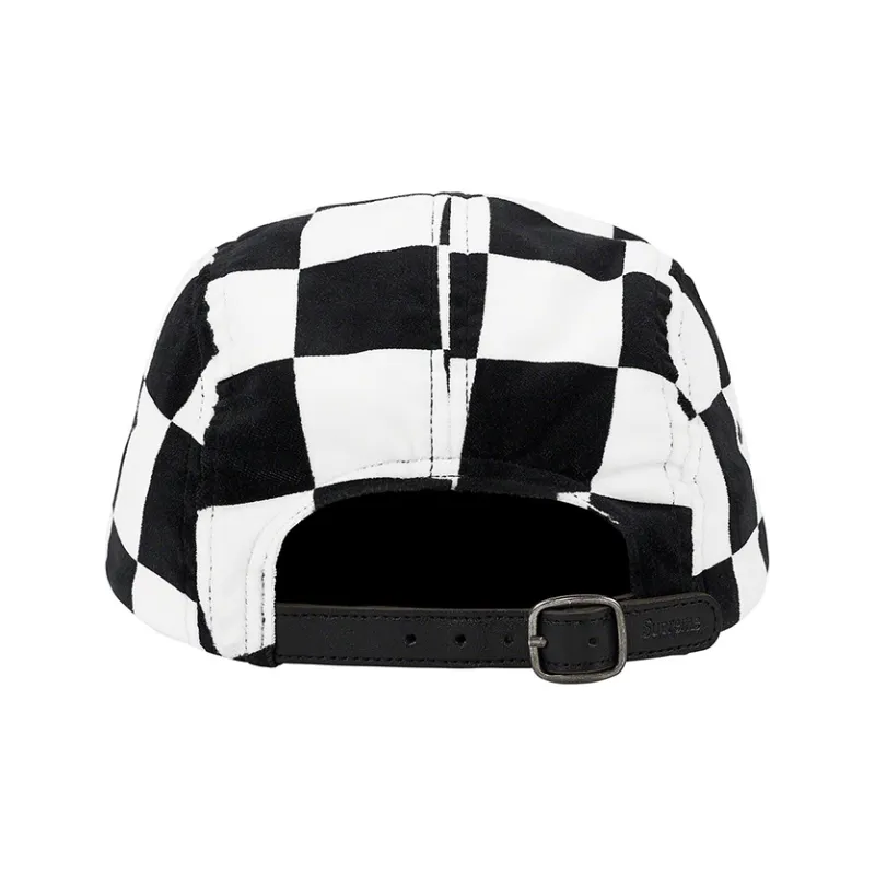 Supreme Velvet Pattern Camp Cap-5