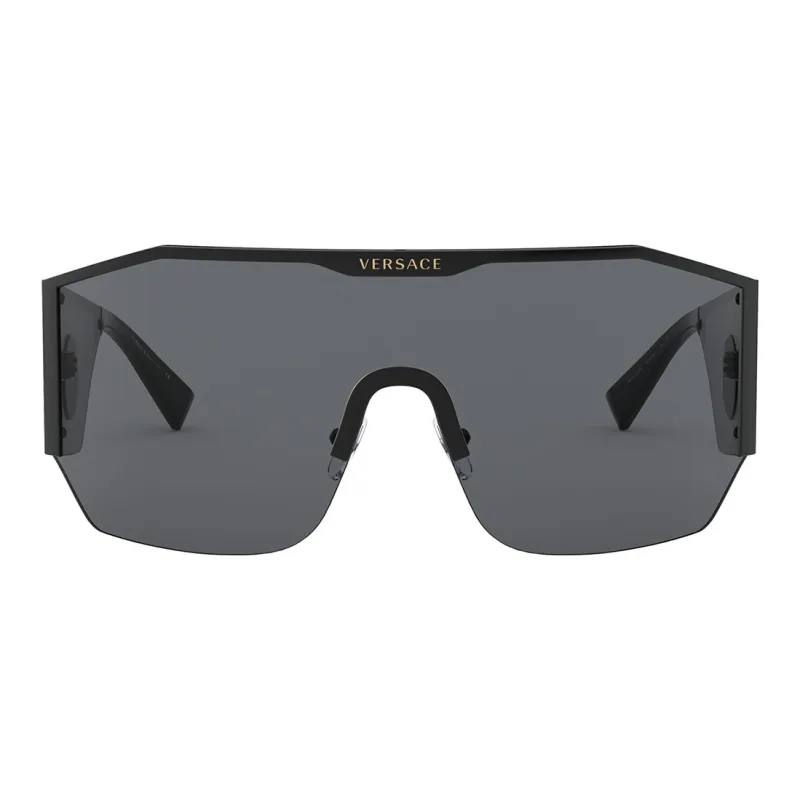 VERSACE Medusa Halo Shield Sunglasses-1