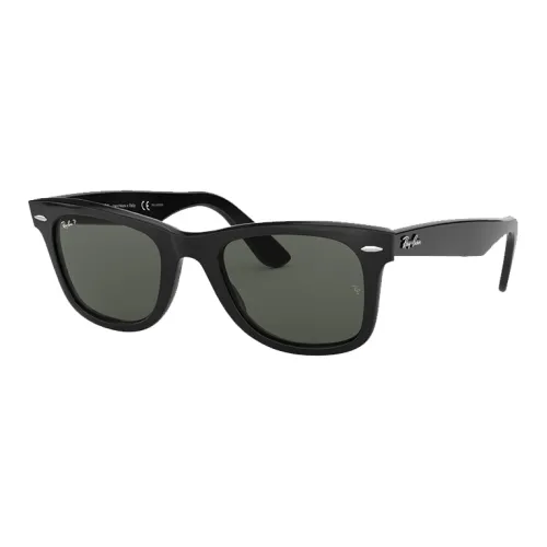 RayBan Sunglasses Unisex Black Frame Green Lens 901/58